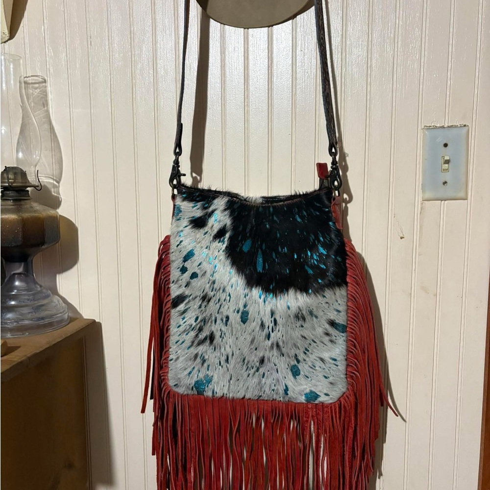 American Darling Red and Black Crossbody Bag